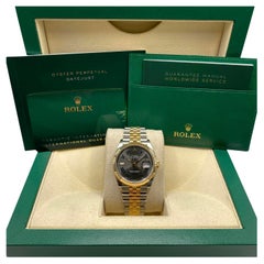Reloj Rolex Datejust 36mm 126233 Acero Oro Amarillo 18k Esfera Wimbledon B&P