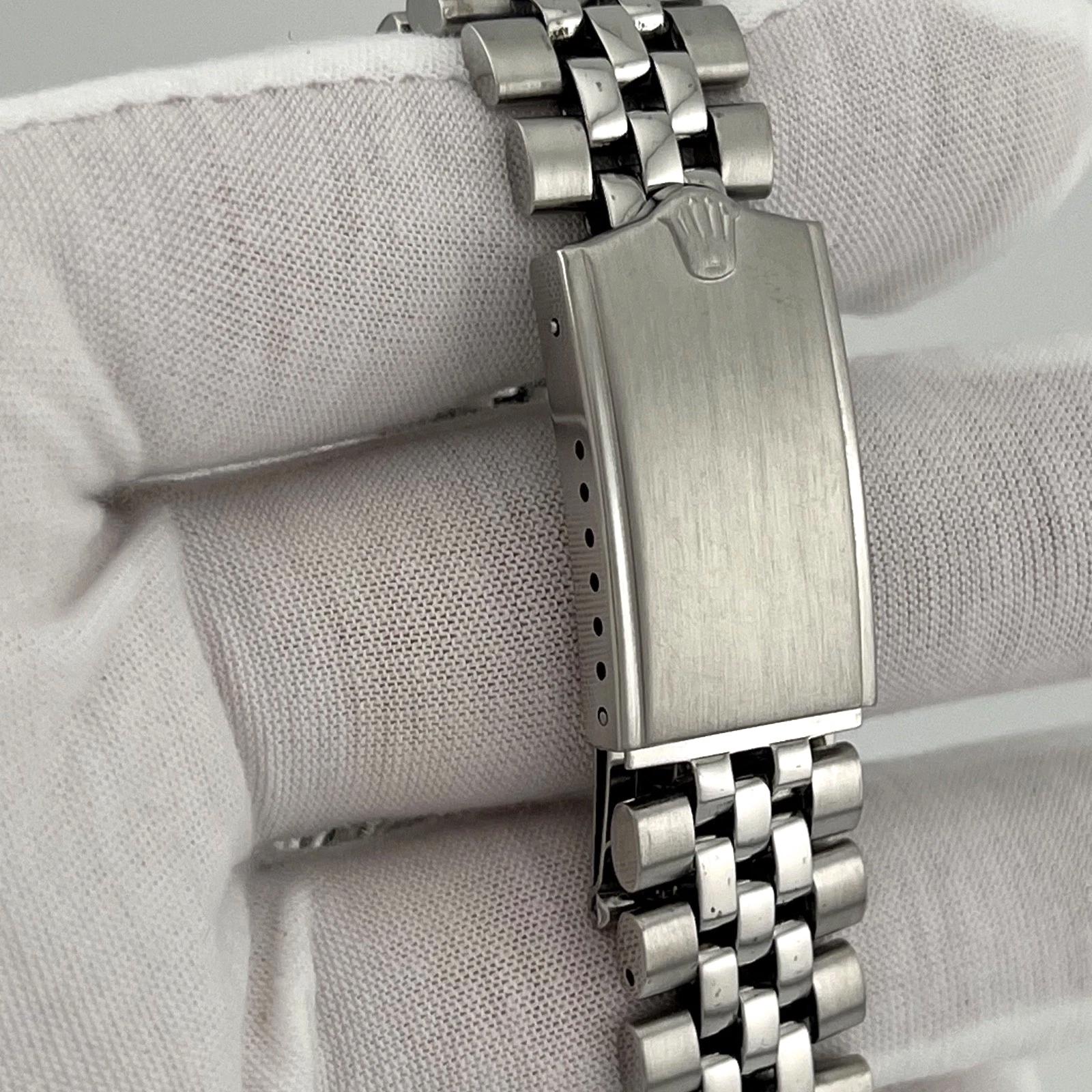 Rolex Datejust 36mm 1603 Esfera Plateada Acero Inoxidable en venta 3