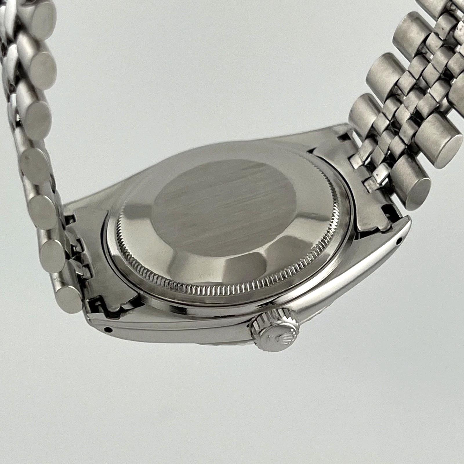 Rolex Datejust 36mm 1603 Esfera Plateada Acero Inoxidable en venta 4