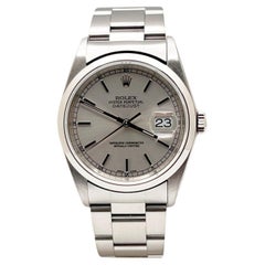 Rolex Datejust 36mm 16200 Silber Zifferblatt Edelstahl 2002