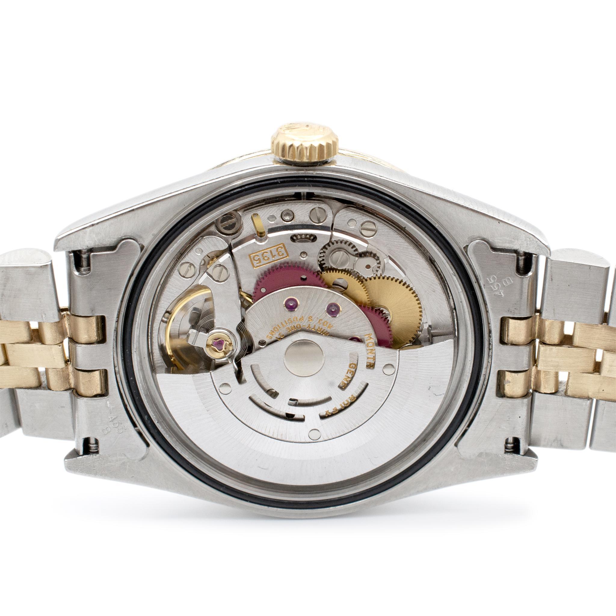 Rolex Datejust 36MM 16203 Mother of Pearl Diamond Dial Bezel Two Tone Watch 1