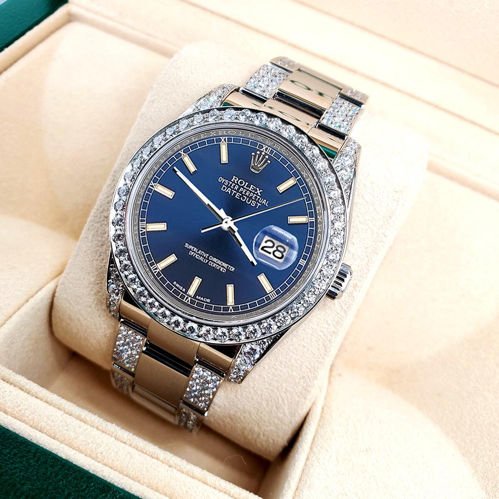 ElegantSwiss Watch Co is delighted to offer you this Rolex Datejust  36mm Stainless Steel Watch, Ref #116200. Rolex self-winding automatic movement.

Excellent, pristine condition, no signs of wear, works flawlessly, comes with Rolex box, Rolex