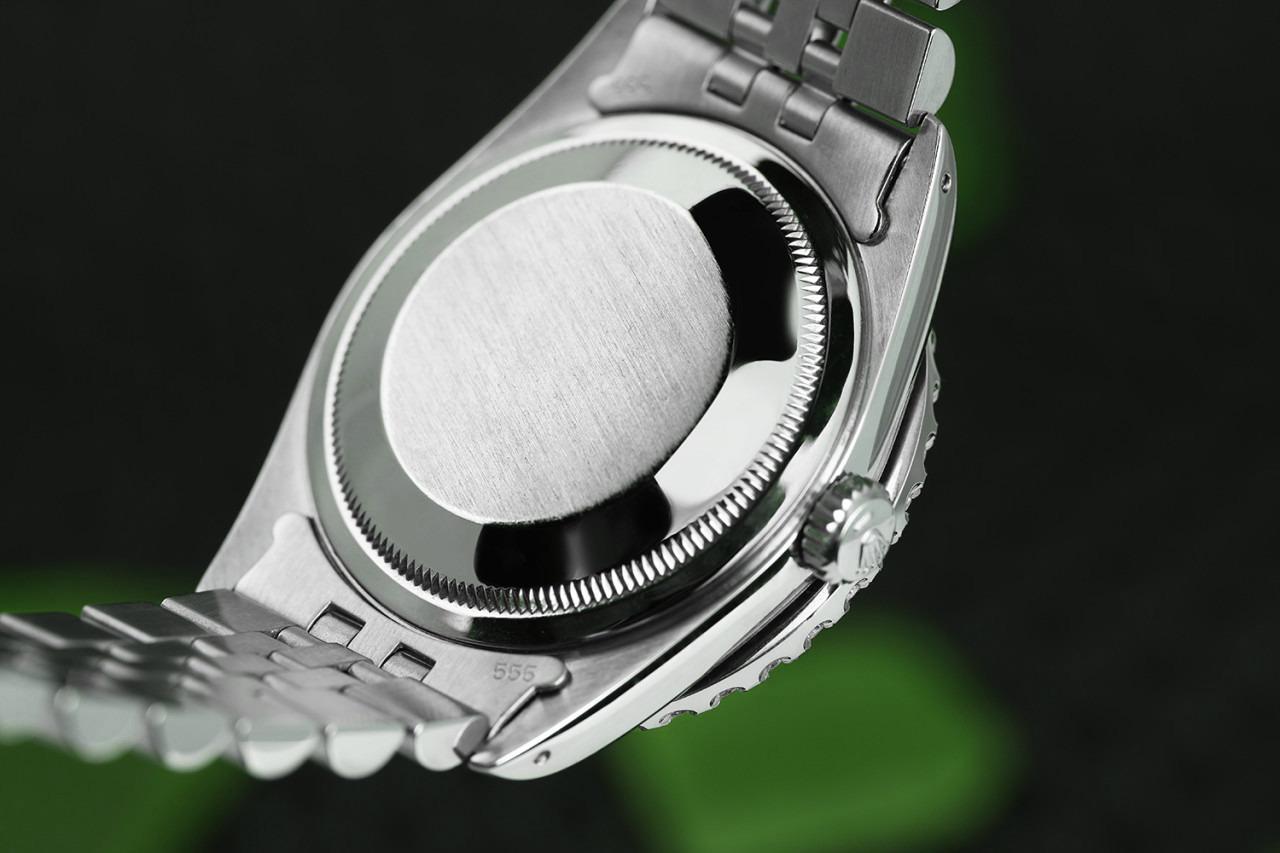 Rolex Datejust 36mm Diamond Bezel Grey Roman Dial Jubilee Bracelet 16014 Watch
