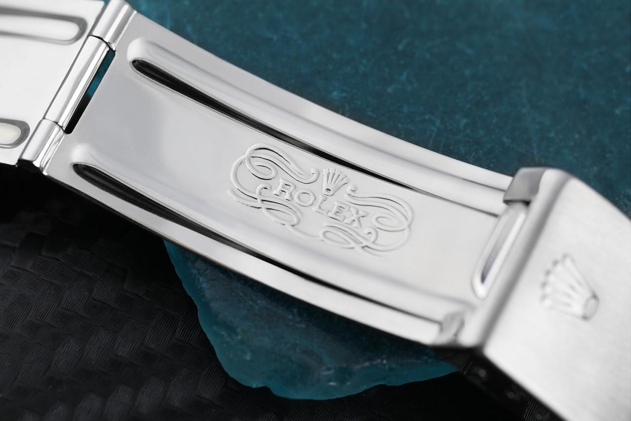 Round Cut Rolex Datejust Diamond Bezel Navy Blue Diamond Roman Dial Jubilee Bracelet For Sale