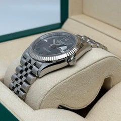 Rolex Datejust 36mm Gold Steel Wimbledon Dial Automatic Mens Watch 126234-0045