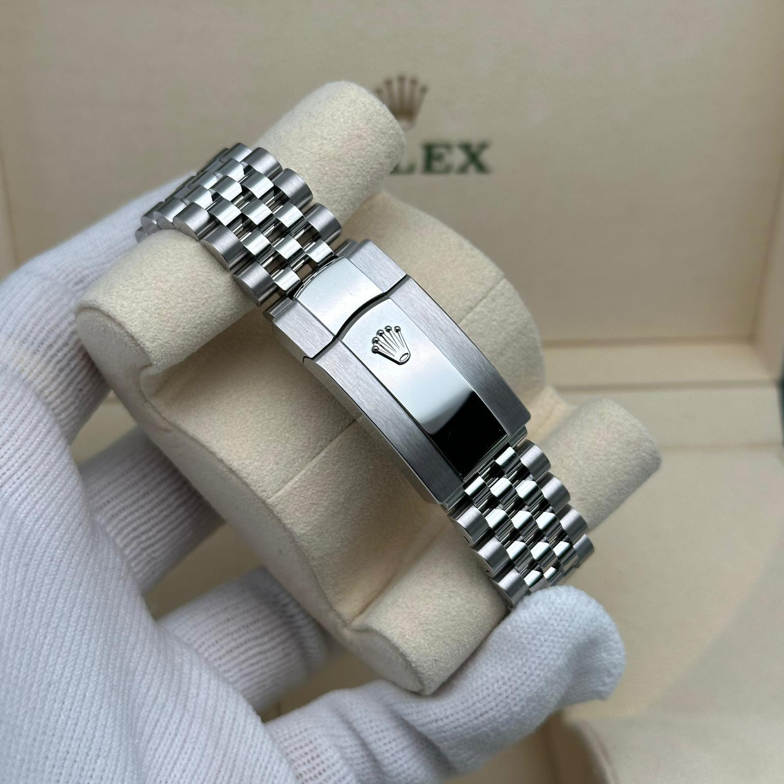 Rolex Datejust 36mm Gold Steel Wimbledon Dial Automatic Mens Watch 126234-0045 In New Condition In New York, NY