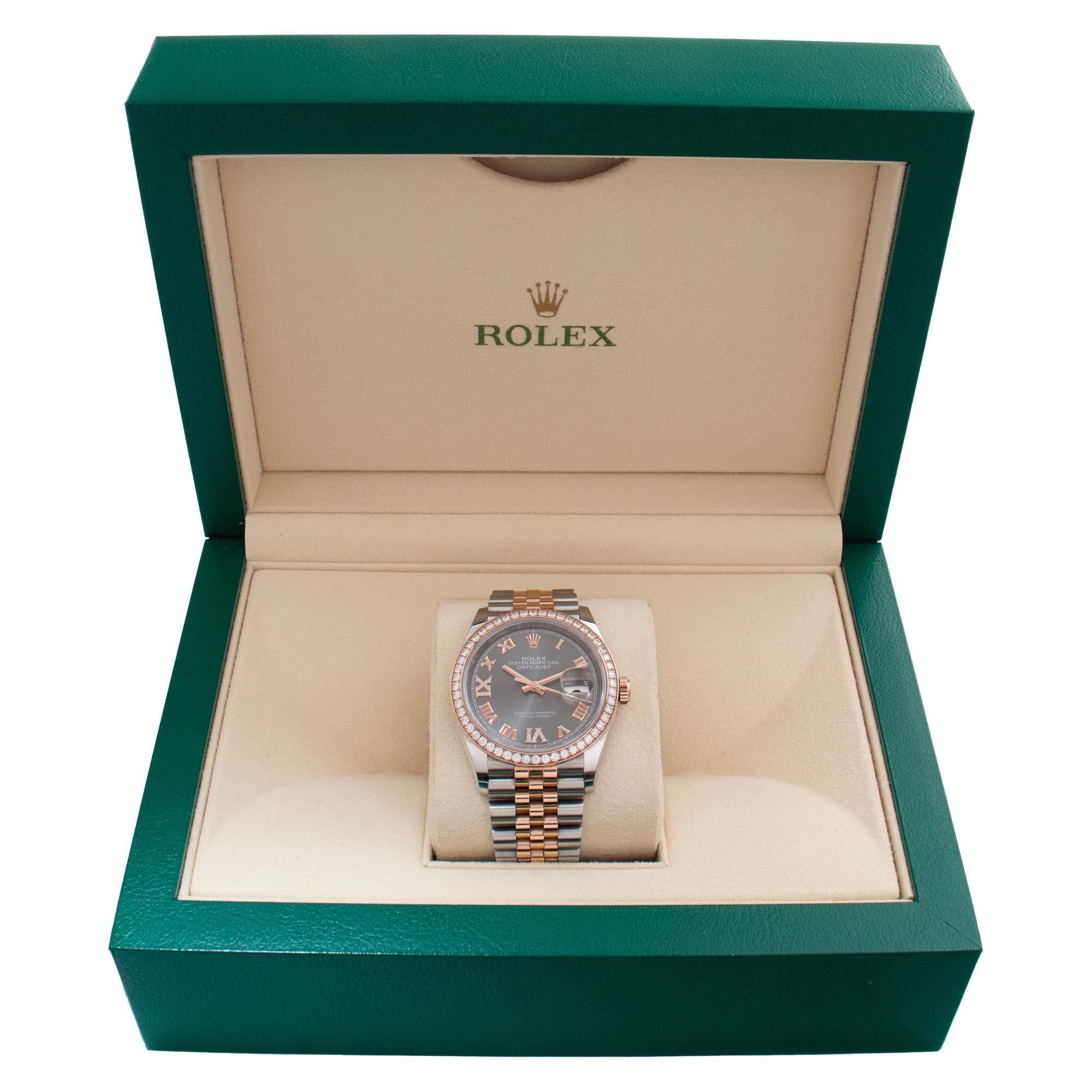 Rolex Datejust in Stainless Steel & 18k Rose Gold, Ref. 126281 RBR 1