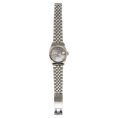 Rolex Datejust 36mm in steel and sunburst grey dial