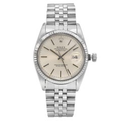 Rolex Datejust Jubilee Stainless Steel Silver Dial Automatic Watch 16014