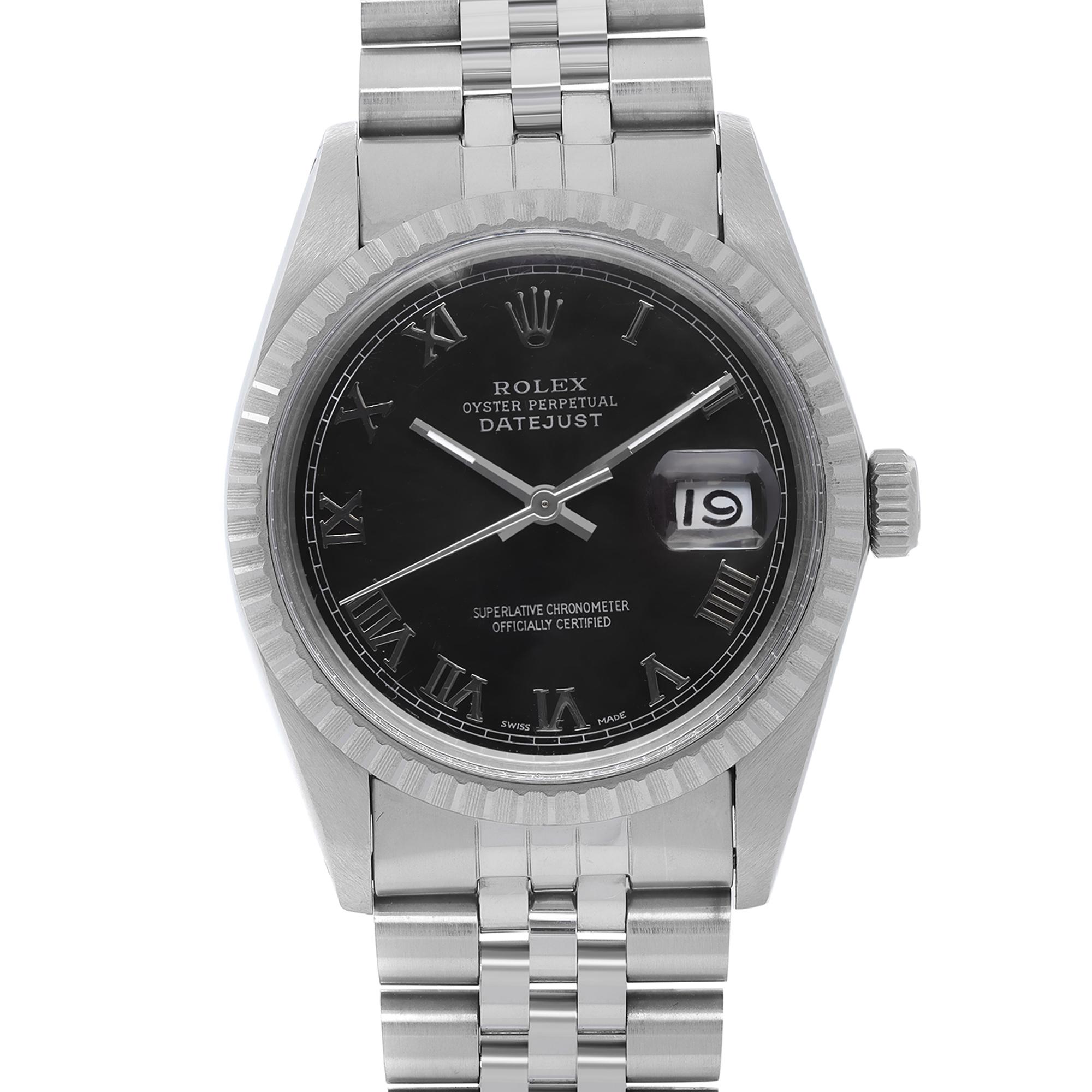 The watch was produced in 1982. Excellent condition. We recently serviced in-house. 

Brand: Rolex  Type: Wristwatch  Department: Men  Model Number: 16030  Country/Region of Manufacture: Switzerland  Style: Luxury  Model: Rolex Datejust 16030 