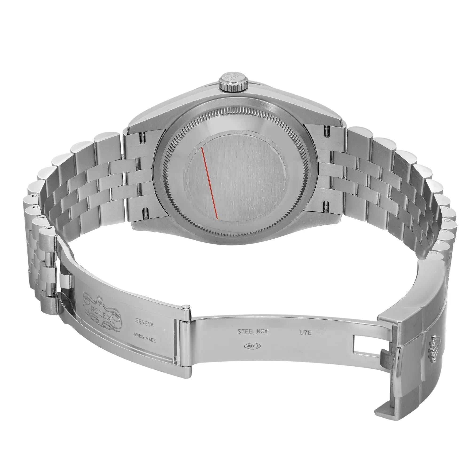 NEW Rolex Datejust 36mm Jubilee Steel Blue Motif Dial Automatic Watch 126234 For Sale 3