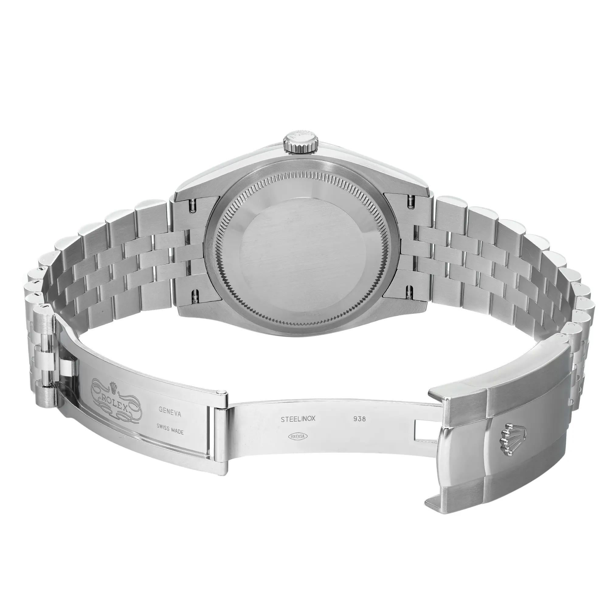 Rolex Datejust 36mm Jubiläum Stahl Silber Zifferblatt Automatik-Herrenuhr 126200 3
