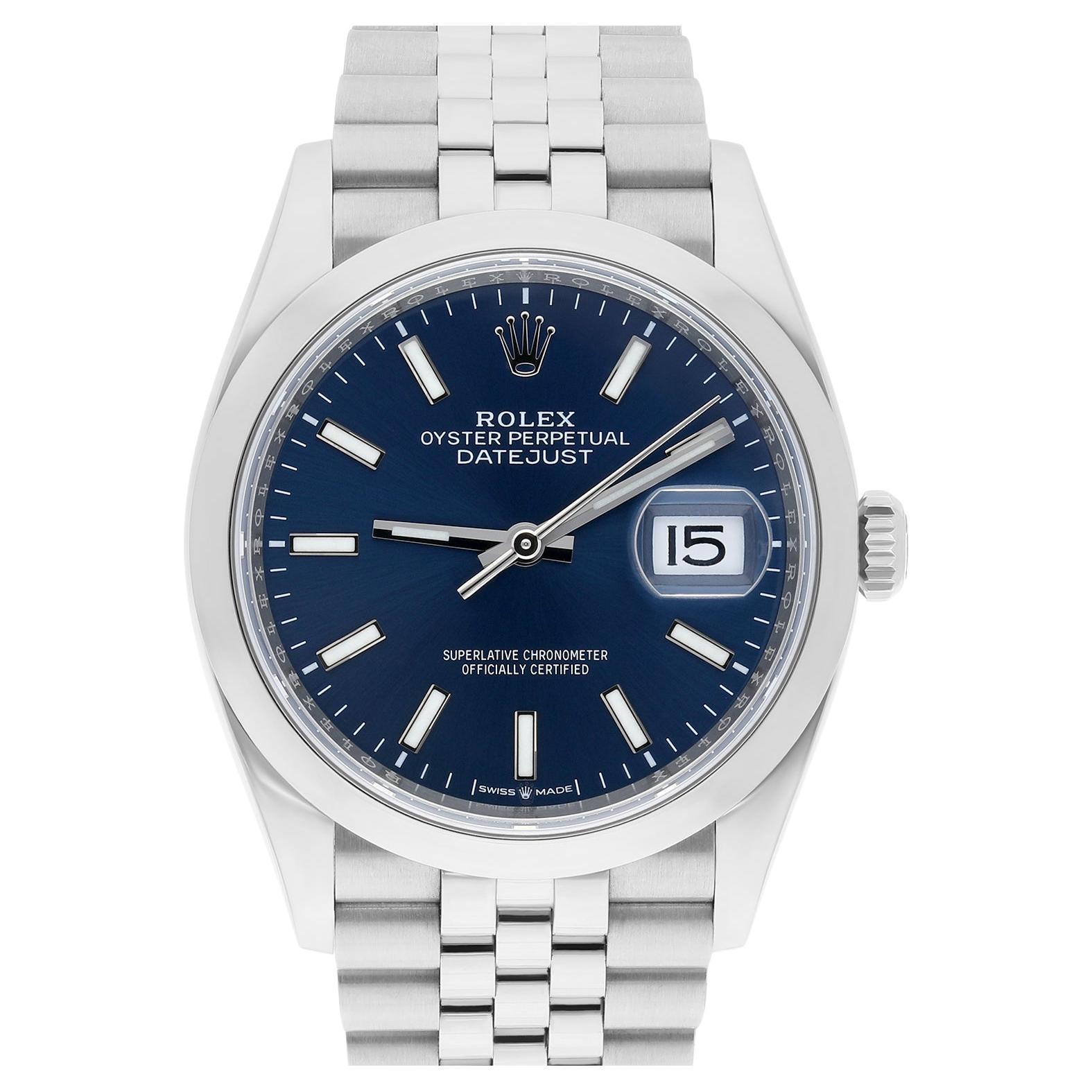 Rolex Datejust 36mm Jubilee Steel Silver Dial Automatic Mens Watch 126200 Unworn For Sale