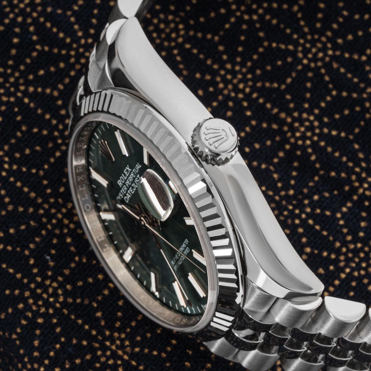 Rolex Montre Datejust 36 mm, cadran vert menthe 126234 Neuf à Mayfair, London, London