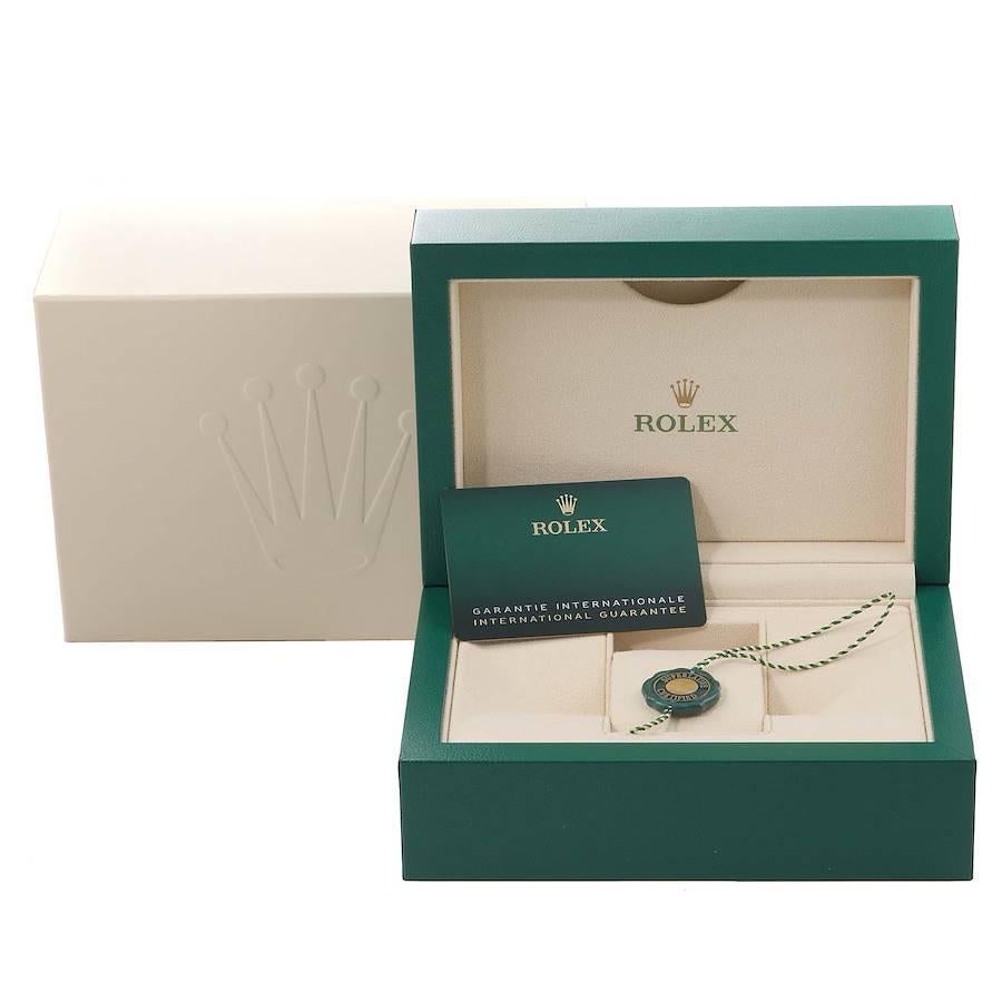 Rolex Datejust 36mm Olive Green Palm Diamond Dial Mens Watch 126234 Unworn For Sale 2