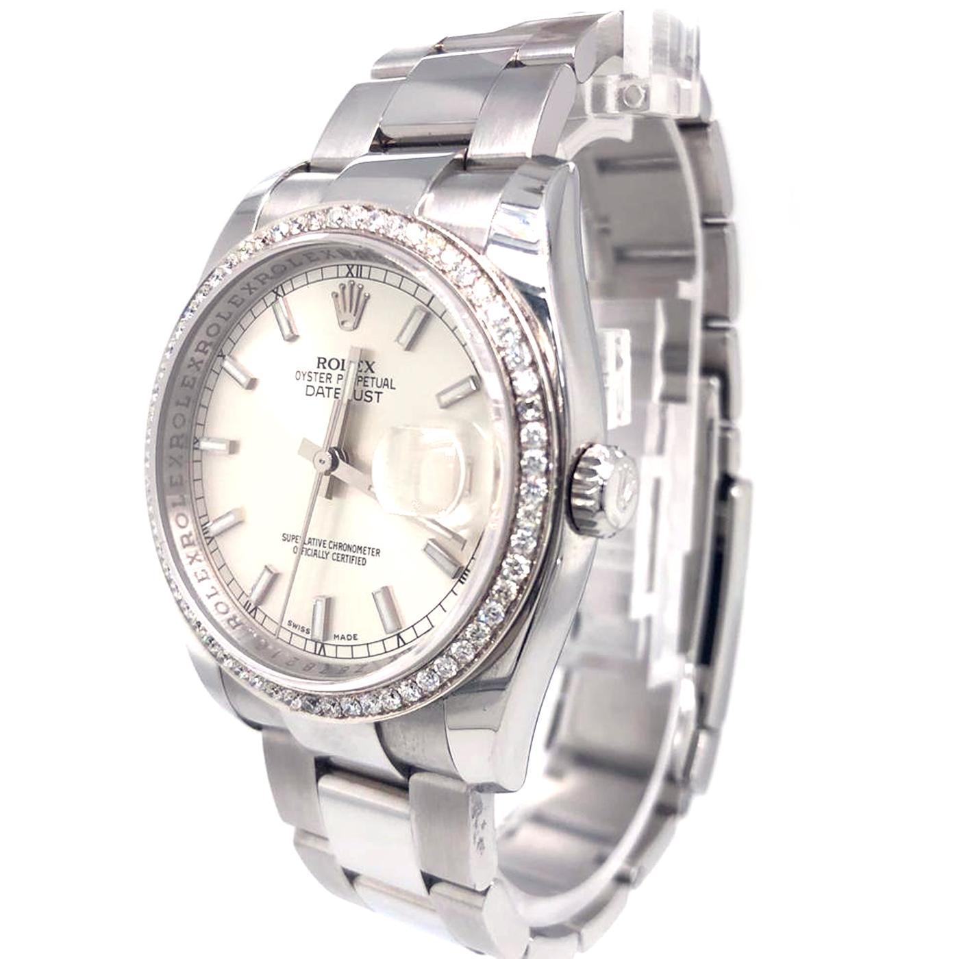 Rolex automatic stainless steel clearance back swiss made waterproof