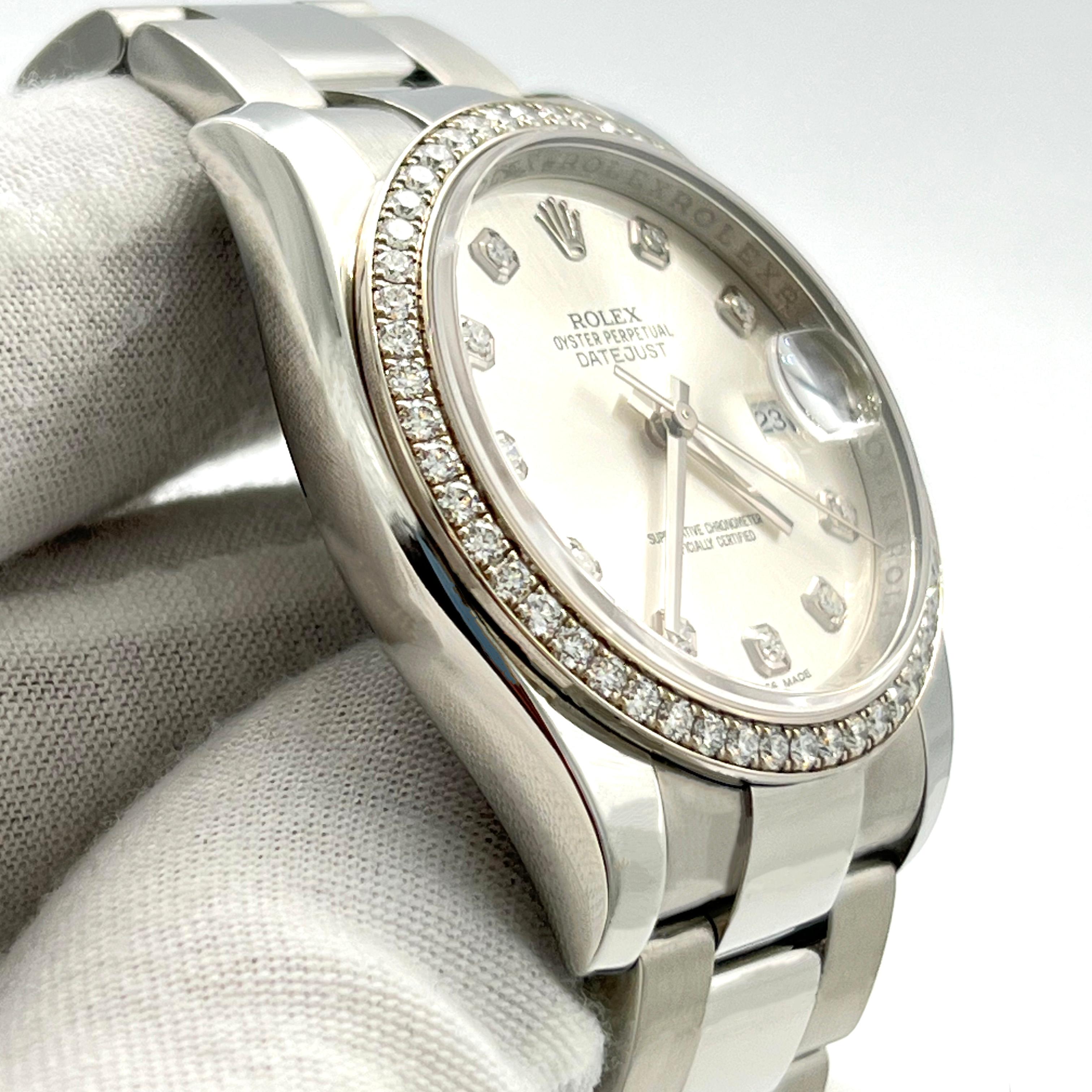 Rolex Datejust 36 mm, Ref. 116244 im Zustand „Hervorragend“ im Angebot in New York, NY
