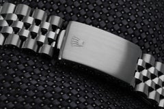 Rolex Datejust SS Quadrante Grigio Classico + Anse con Accenti Diamante RT Orologio