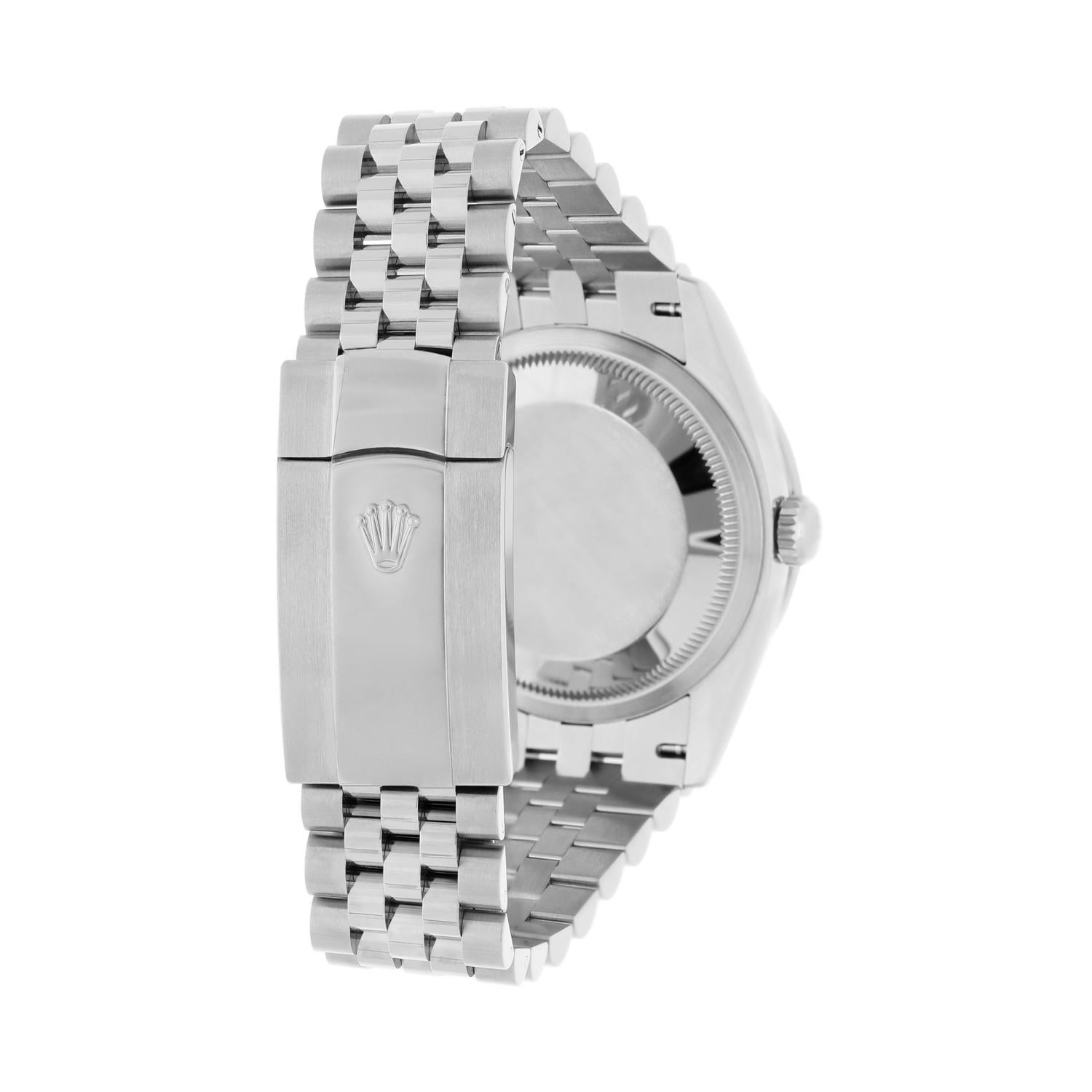 Women's or Men's Rolex Datejust 36mm Stainless Steel Jubilee Watch 126234 Complete For Sale