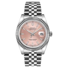 Rolex Datejust Stainless Steel Pink Dial Jubilee Bracelet 116234