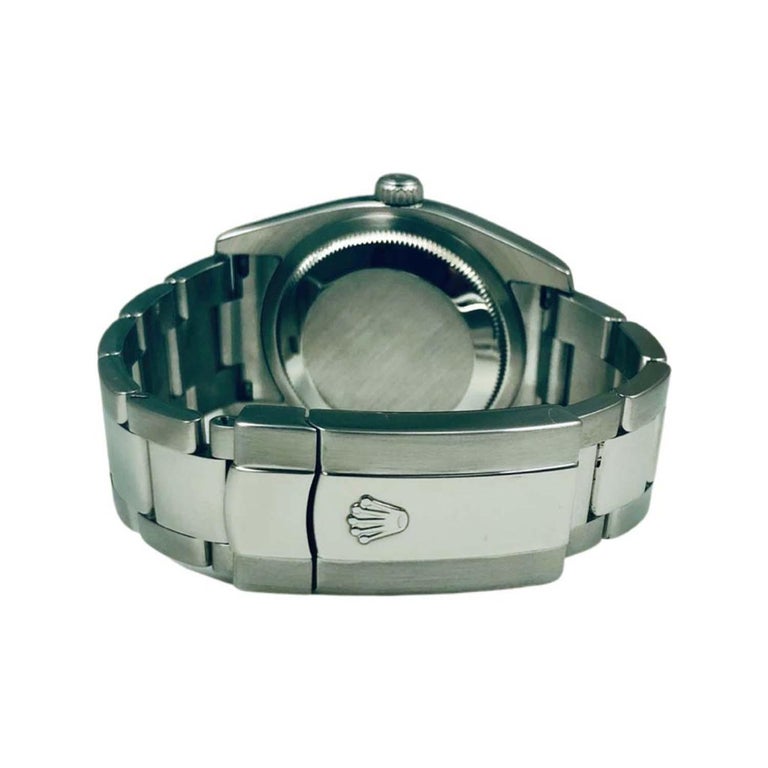 Rolex Datejust Stainless Steel Ref. 116200 Black 'Fluted' Dial Smooth