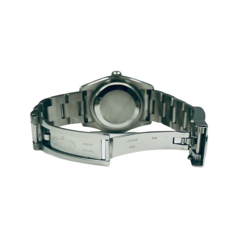 Rolex Datejust Stainless Steel Ref. 116200 Black 'Fluted' Dial Smooth