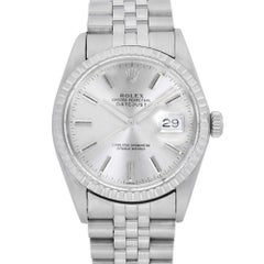Rolex Datejust Stainless Steel Silver Dial Automatic Mens Watch 16030