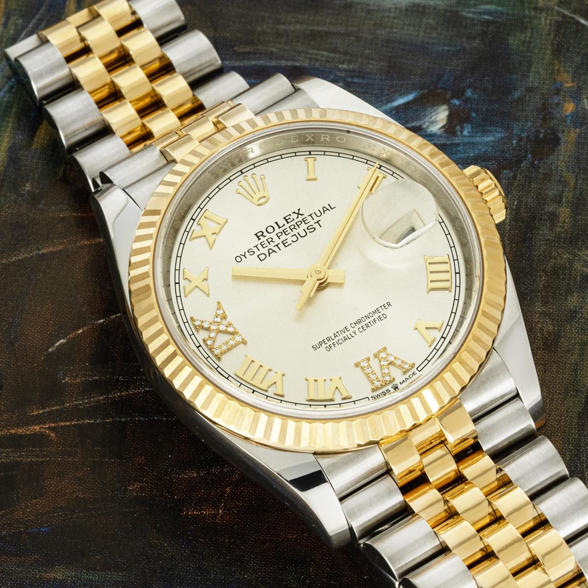 Rolex Datejust 36mm Stainless Steel & Yellow Gold 126233 3