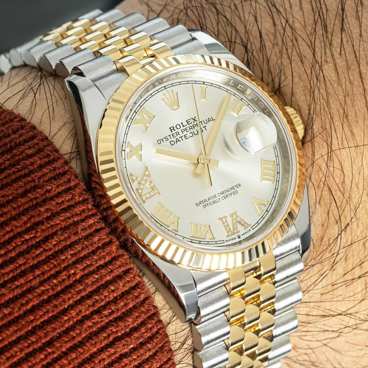 Rolex Datejust 36mm Stainless Steel & Yellow Gold 126233 4