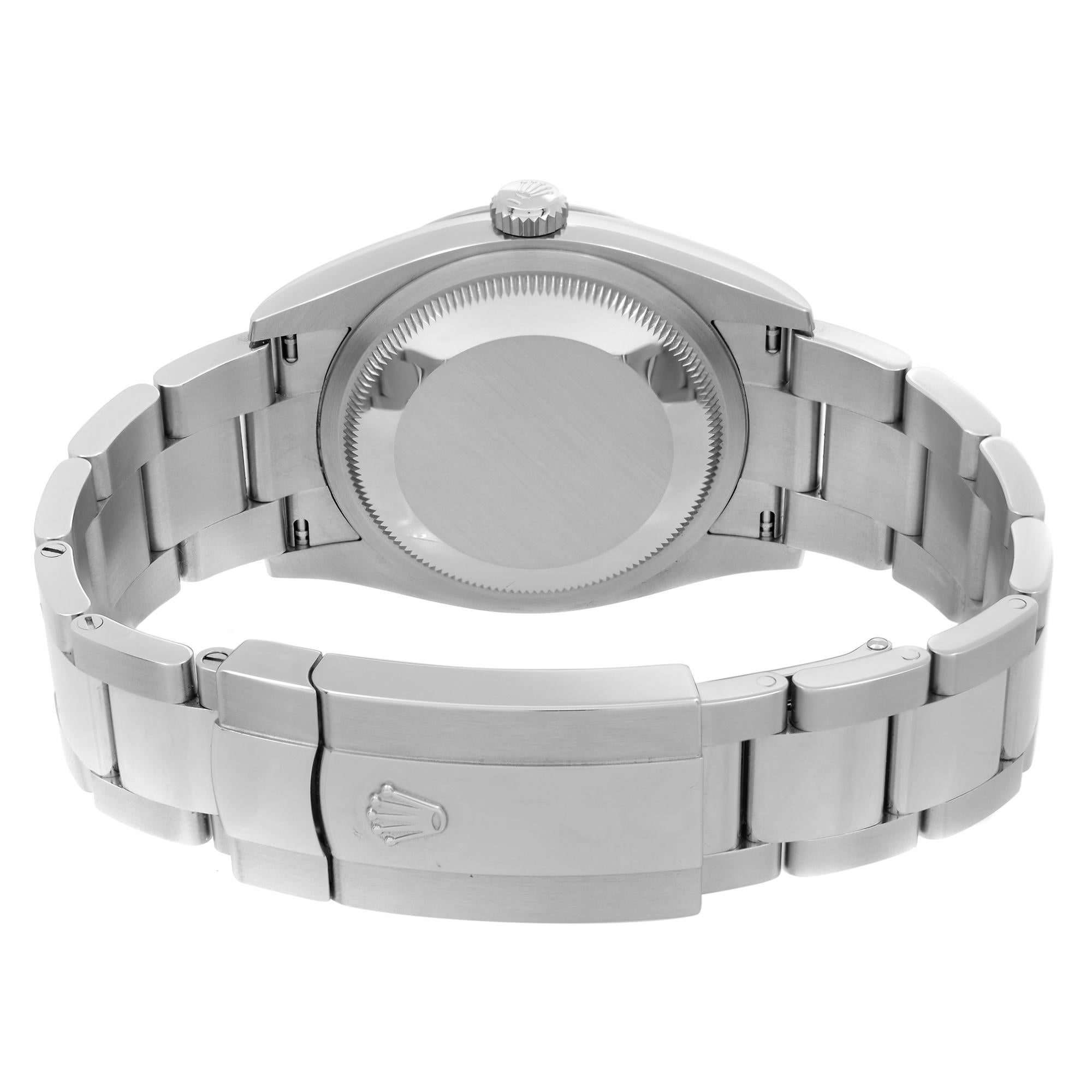 Men's Rolex Datejust Steel Grey Wimbledon Dial Automatic Mens Watch 126200