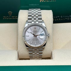 Rolex Datejust 36mm Steel Silver Dial Automatic Mens Watch 126234