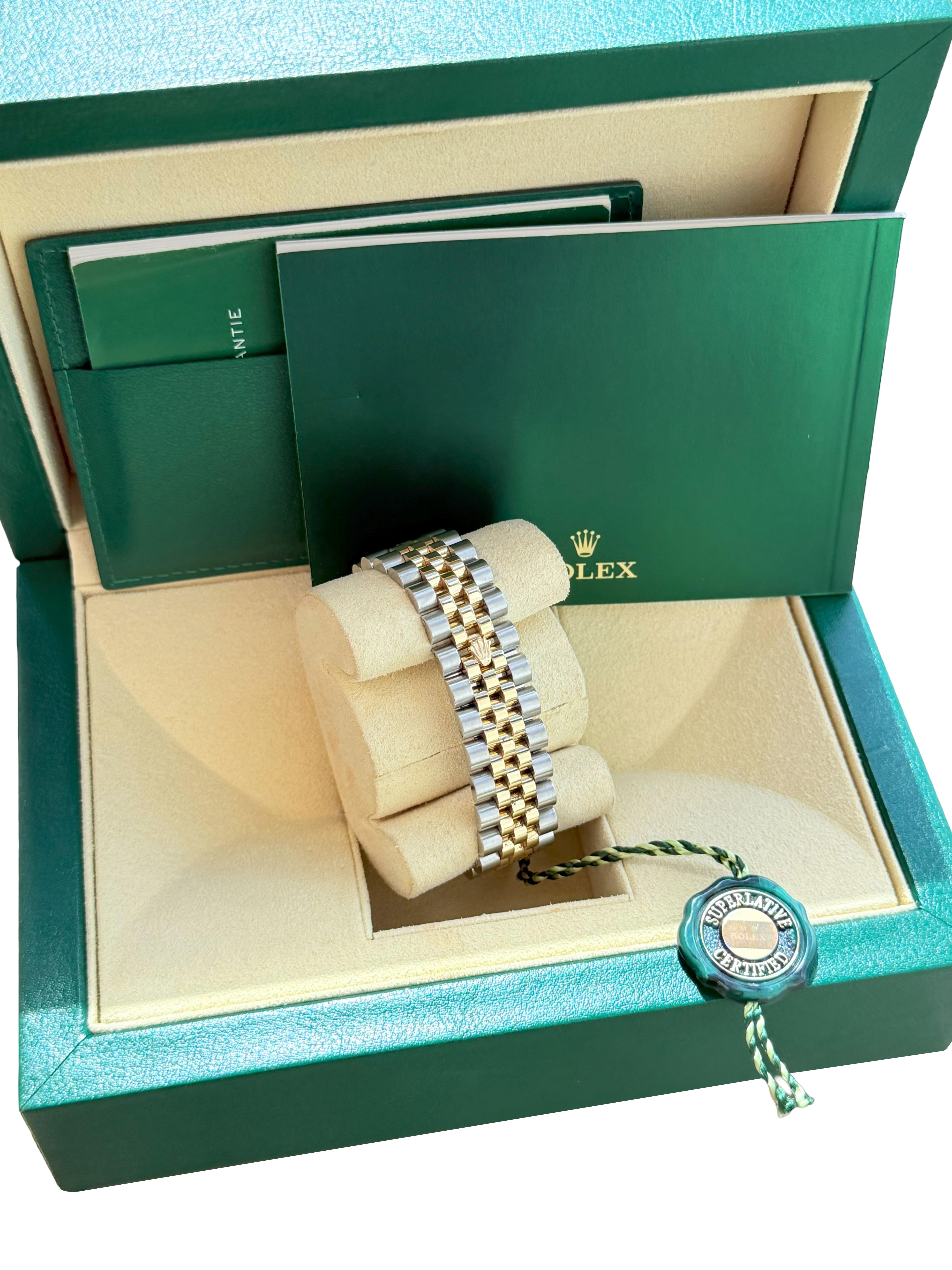 Rolex Datejust 36mm Acero Oro Amarillo Champán Esfera Romana Reloj Caballero 116233 en venta 13