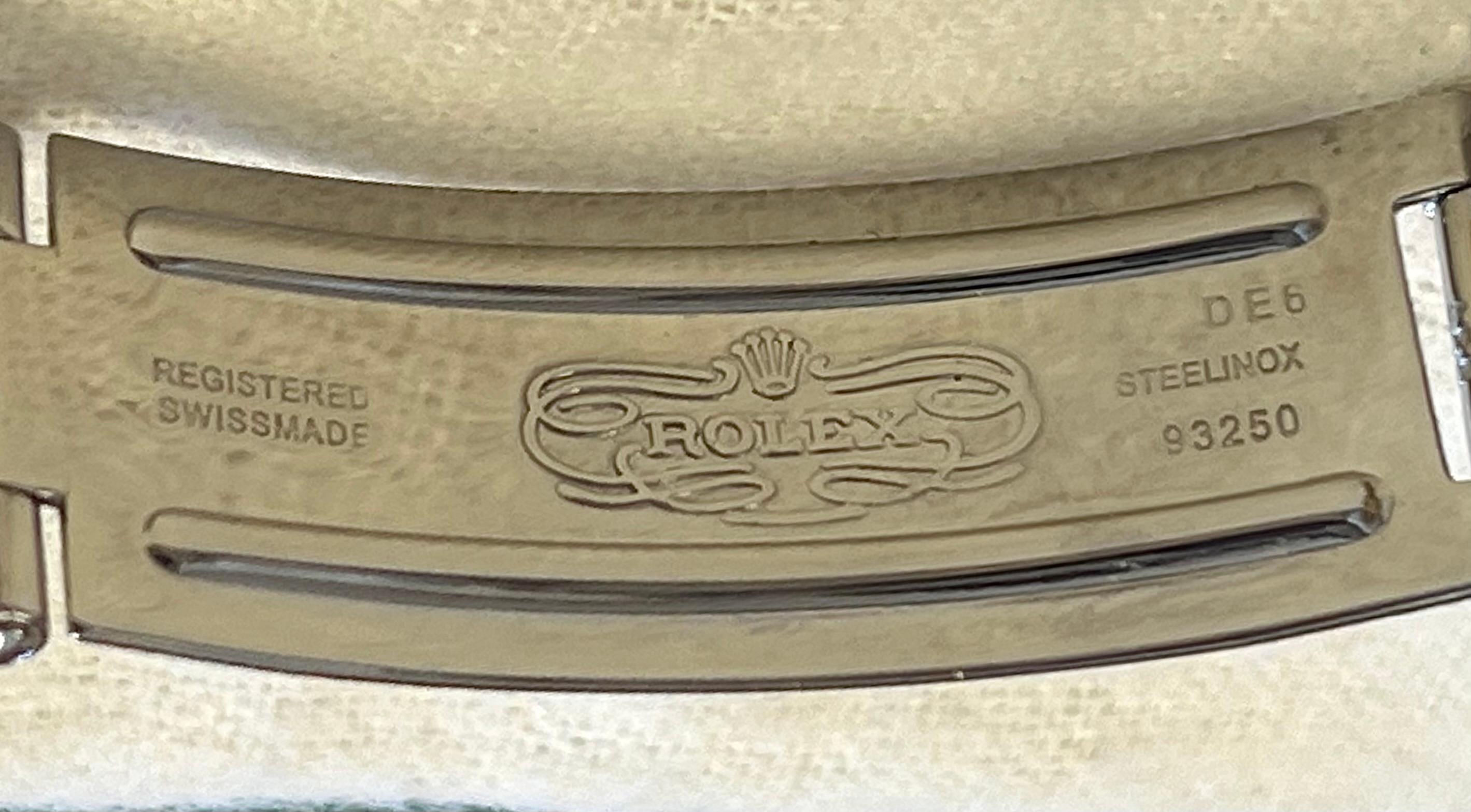 Rolex Datejust Tiffany Jubiläumsarmband mit blauem Zifferblatt und ausgeschnittenen Diamanten 2