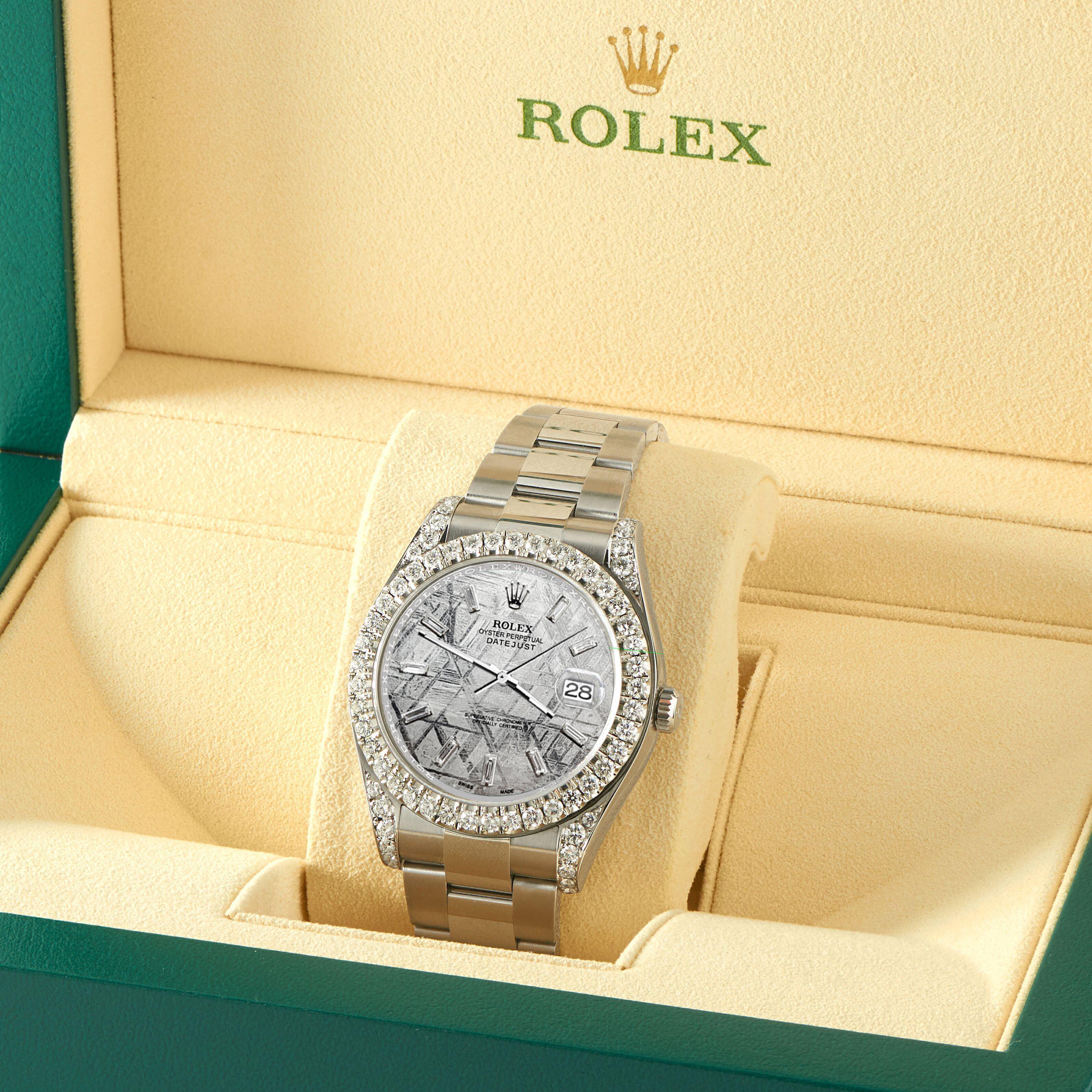 datejust meteorite dial