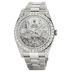 Rolex Datejust 41 126300 4.4 Carat Diamond Bezel/Lugs/Meteorite Dial Watch