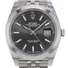 Rolex Datejust 41 126300 Bkij Black Index Stainless Steel Automatic Men's Watch
