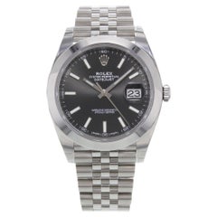 Rolex Datejust 41 126300 Bkij Black Index Stainless Steel Automatic Men's Watch