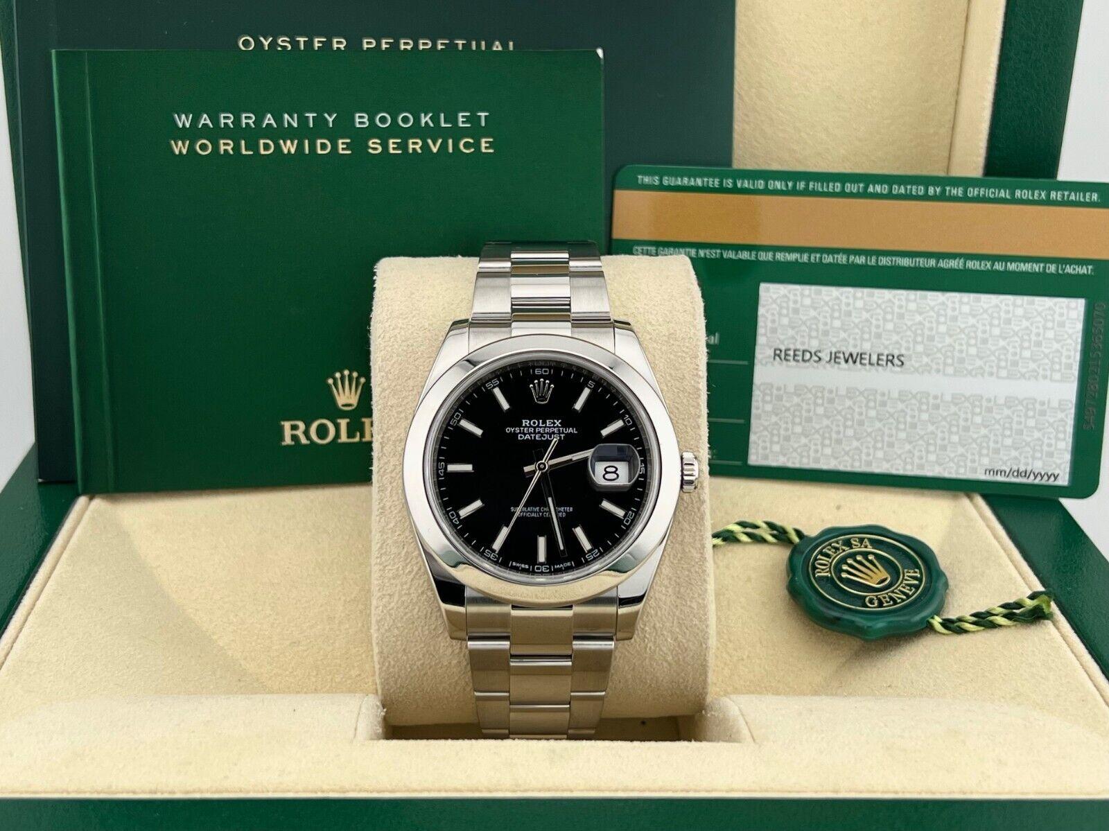 Rolex Datejust 41 126300 Black Dial Stainless Steel Box Paper 2