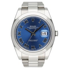 Rolex Datejust 41 126300 Esfera Azul Acero Reloj Caballero Caja Papeles