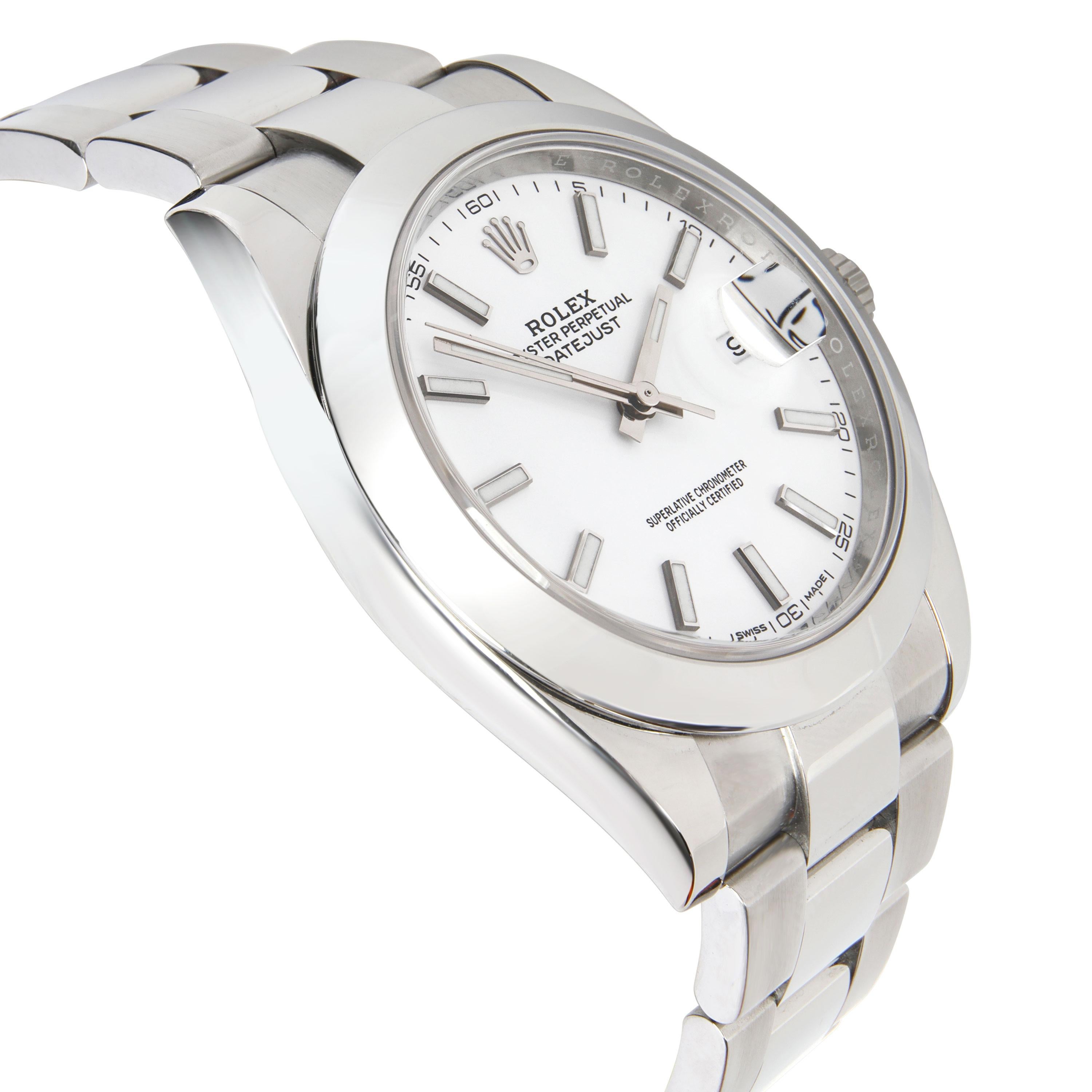 Rolex Datejust 41 126300 Herrenuhr aus Edelstahl 1