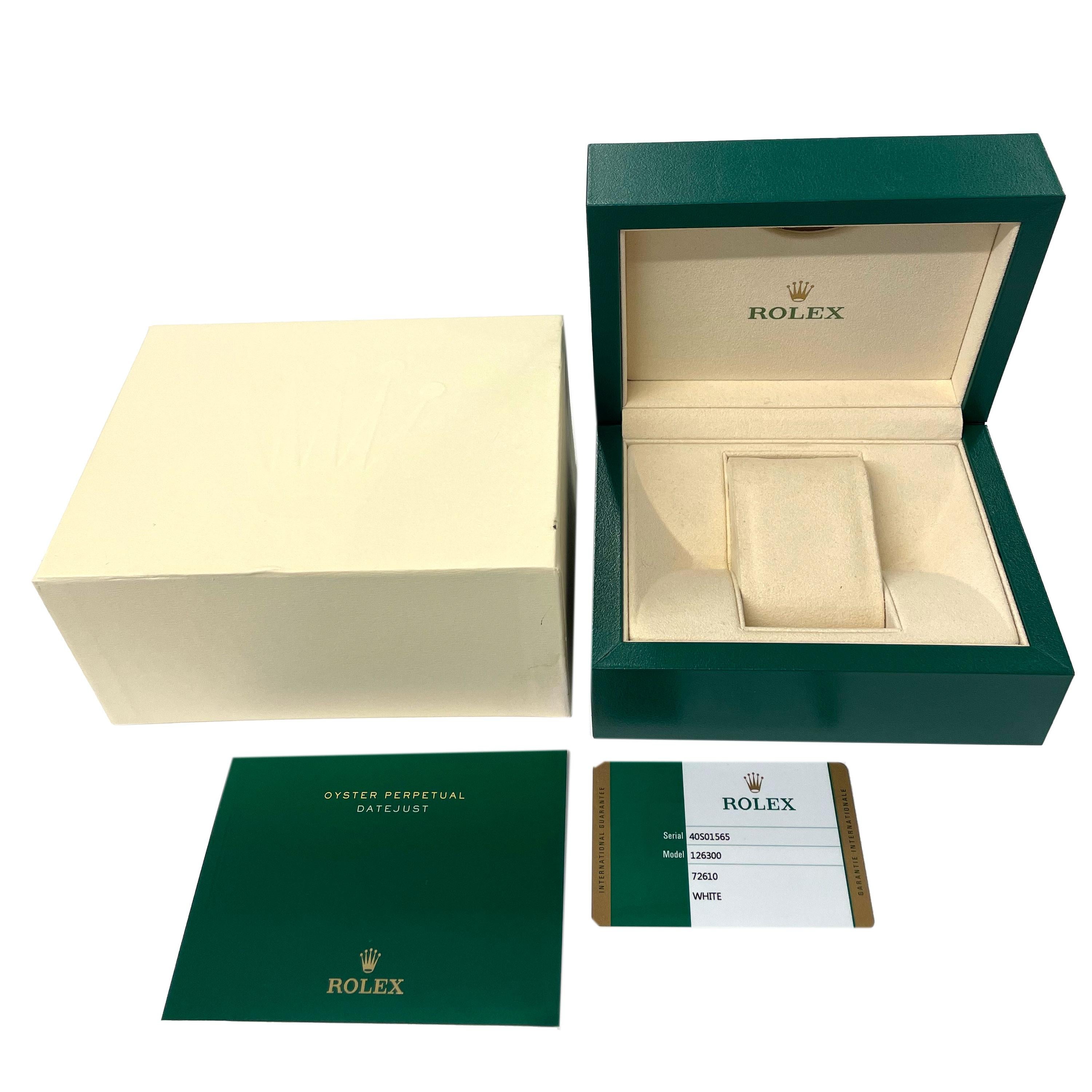 Rolex Datejust 41 126300 Herrenuhr aus Edelstahl 2