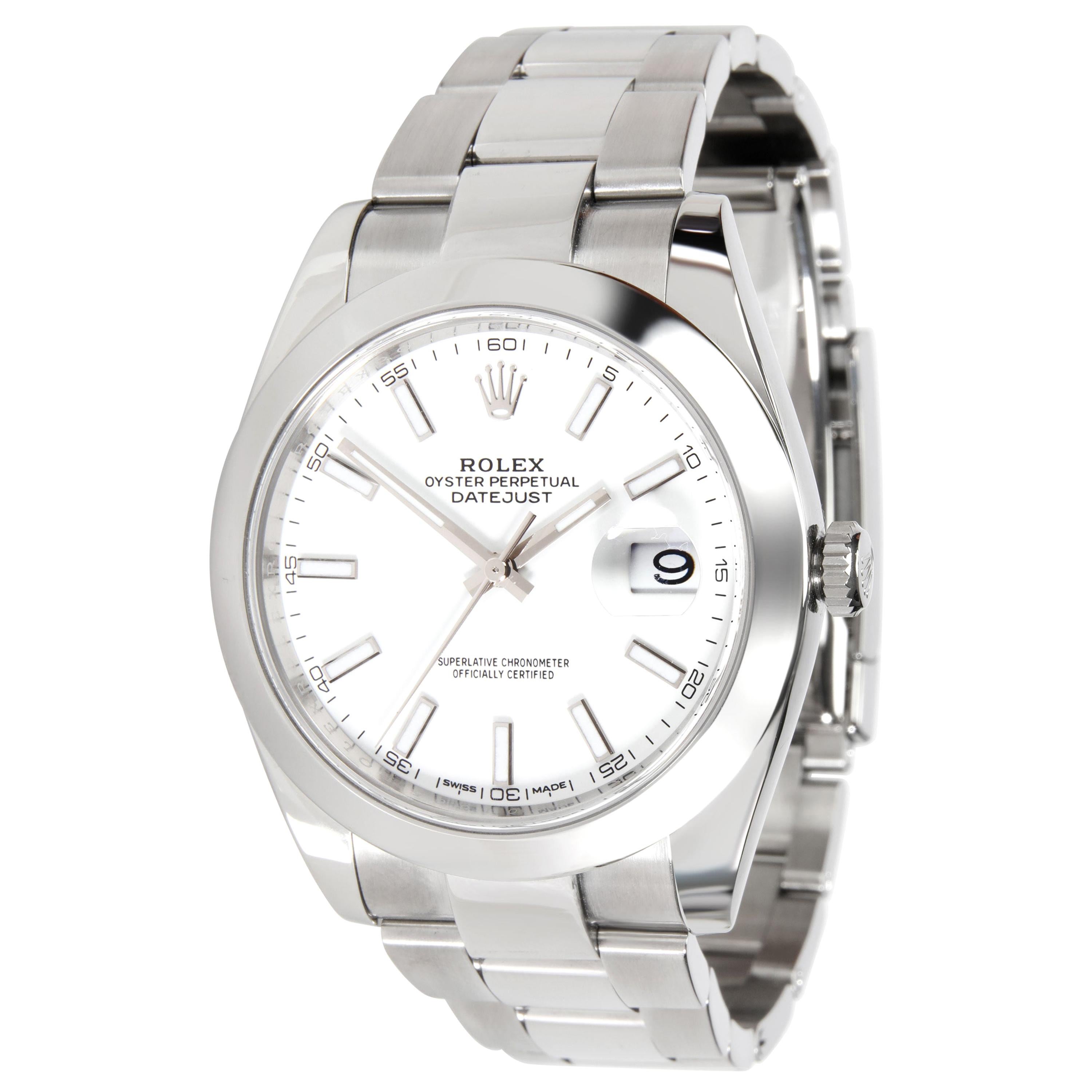 Rolex Datejust 41 126300 Herrenuhr aus Edelstahl