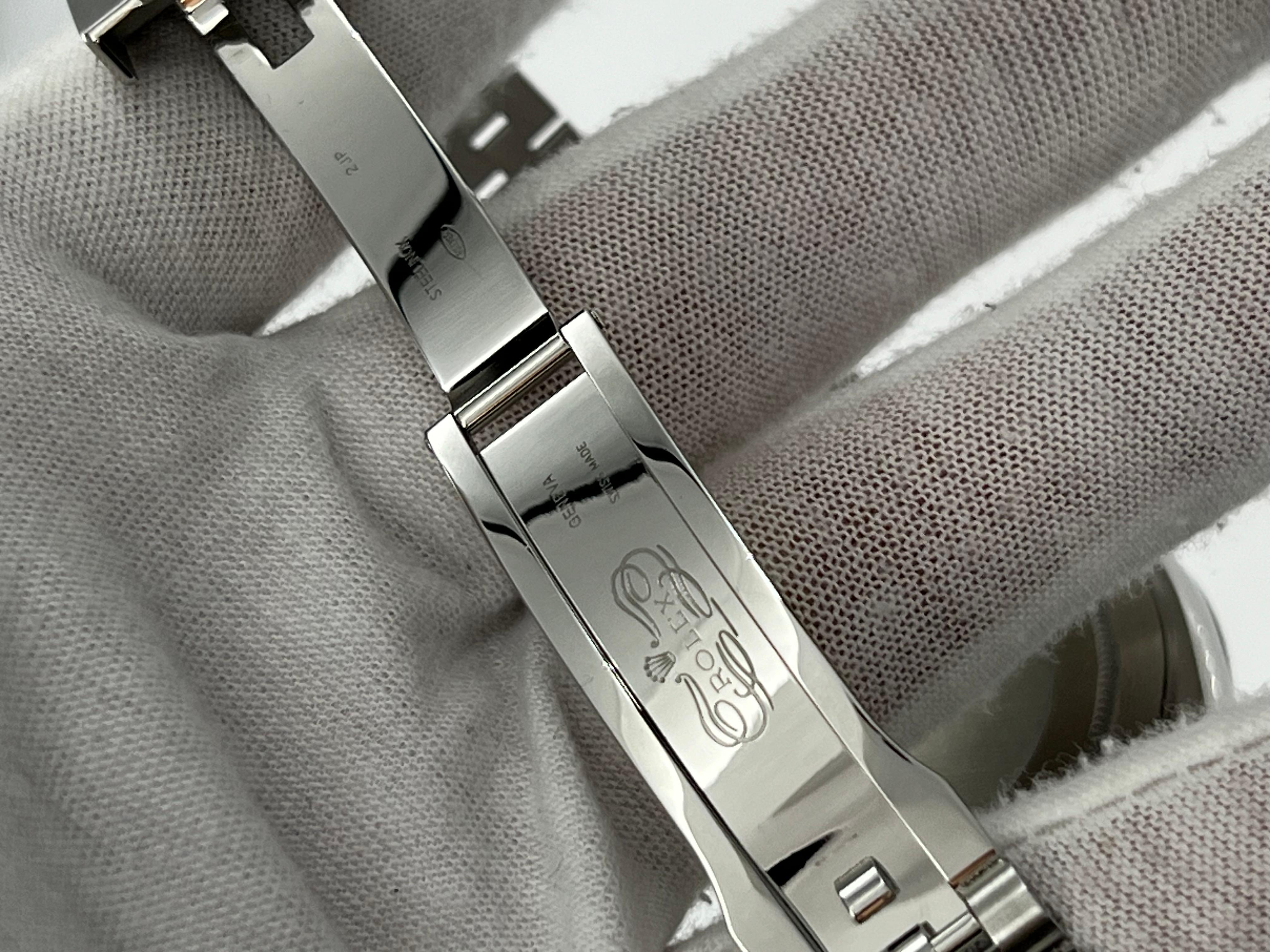 Rolex Datejust 41 126300 Mintgrünes Jubiläumsarmband Stahl Box Papier 2022 4