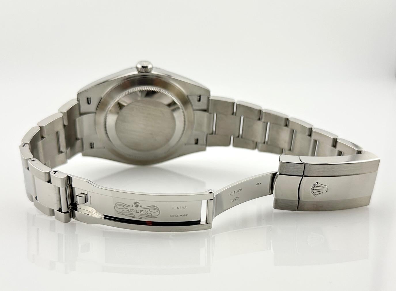 Rolex Datejust 41 126300 Quadrante Argento Acciaio Inox Scatola Documenti 2022 in vendita 3