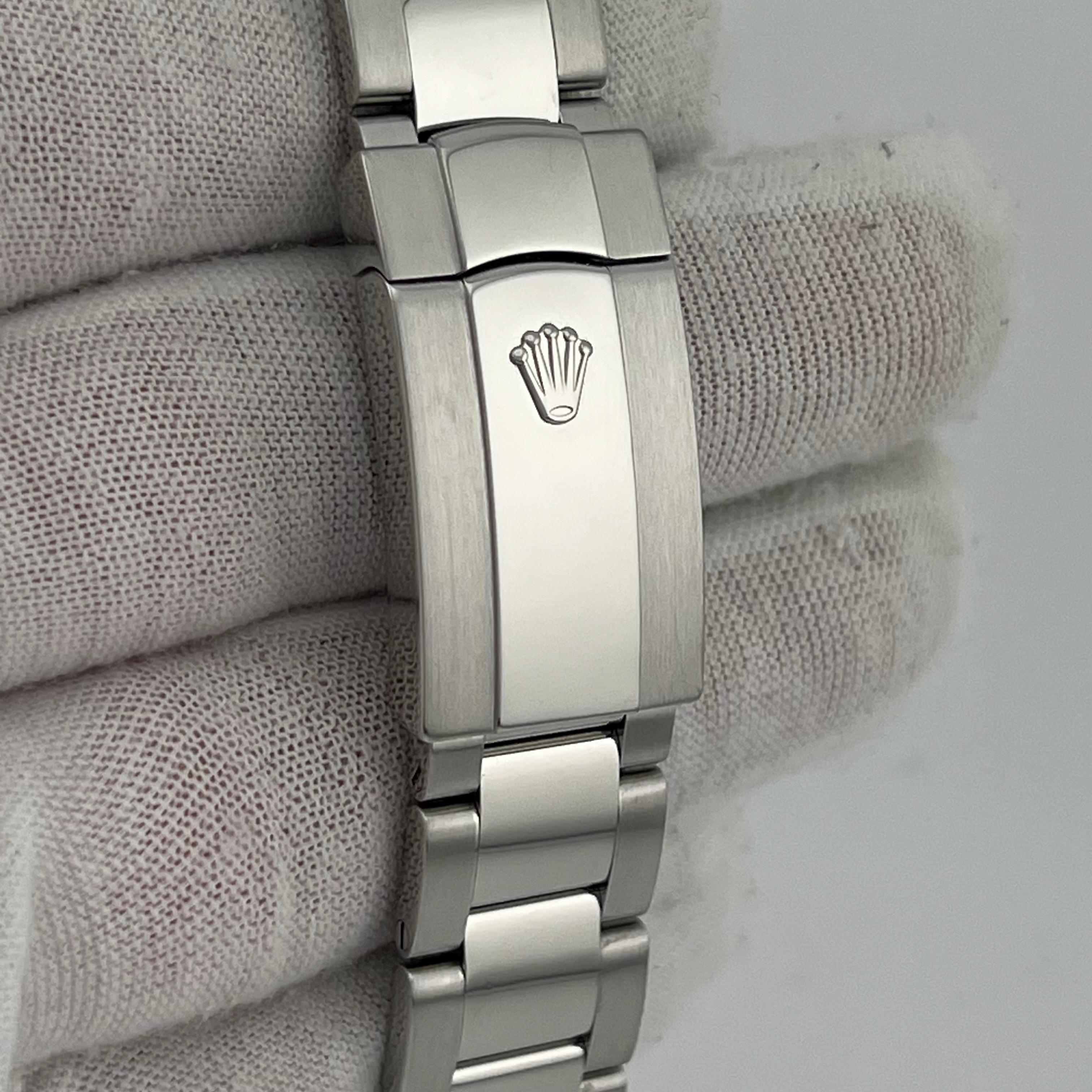 Rolex Datejust 41 126300 White Roman Dial Stainless Steel Box Paper 2021 For Sale 2