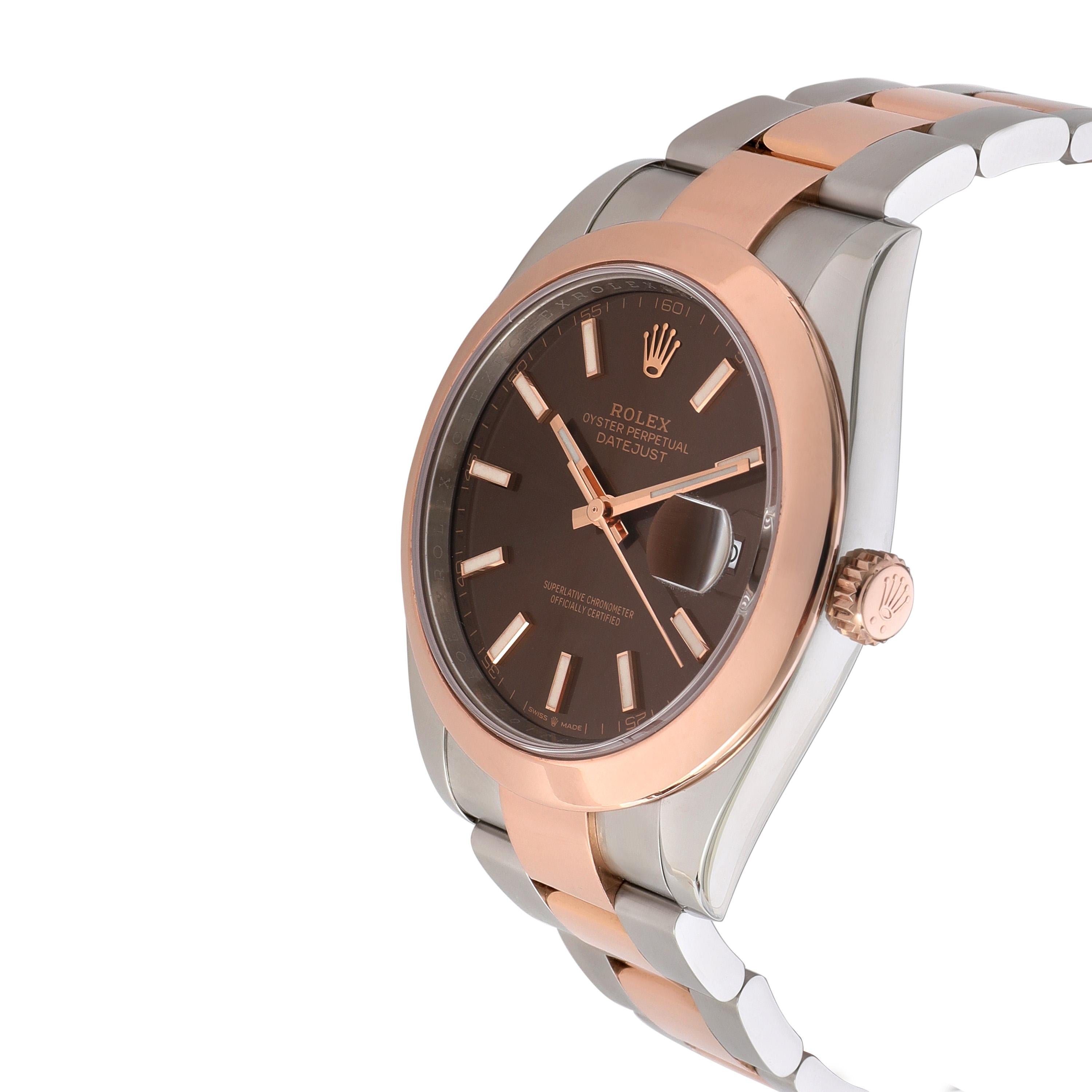 rose gold brown face rolex