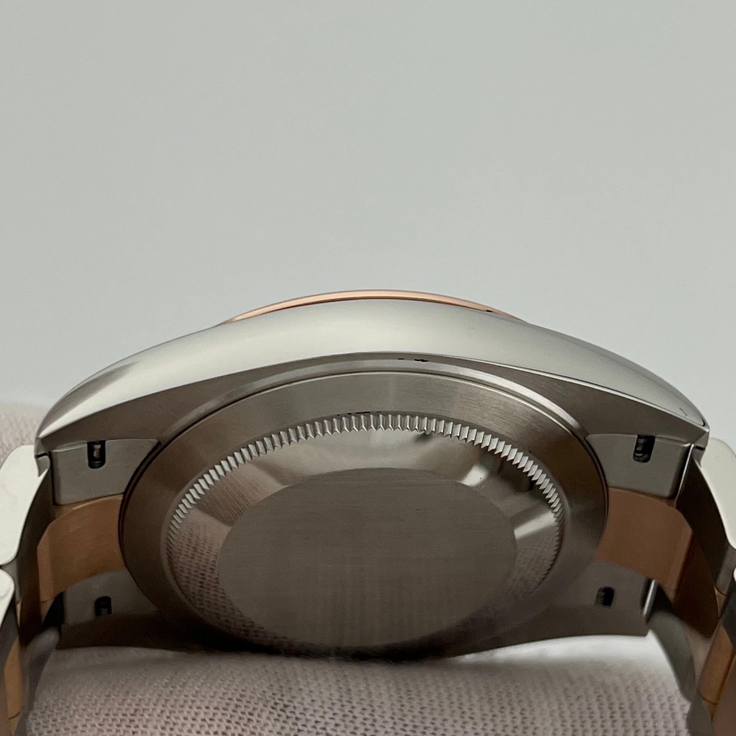 Rolex Datejust 41 126301 Quadrante rodiato Oro rosa 18 carati Acciaio Scatola 2022 in vendita 6