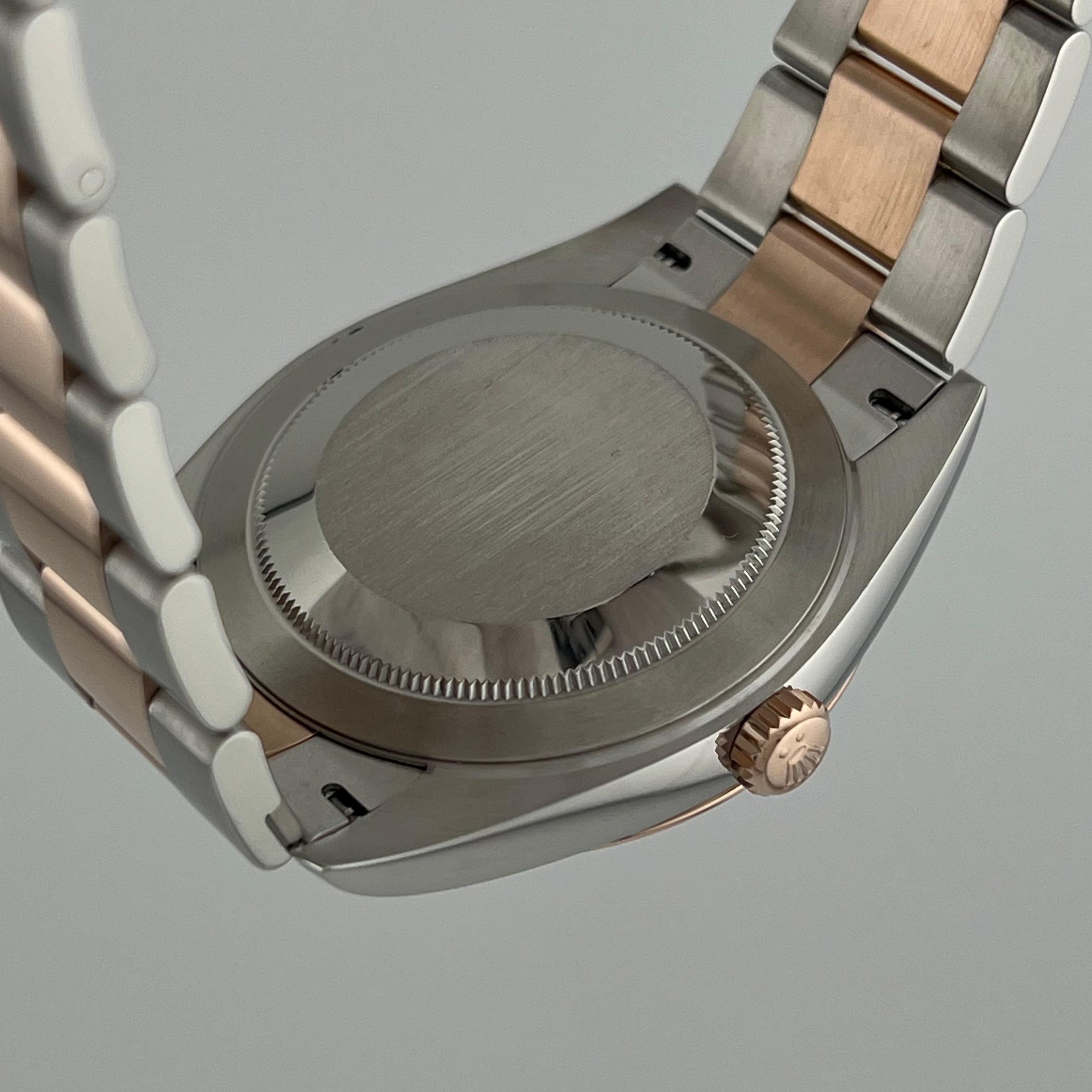 Rolex Datejust 41 126301 Quadrante rodiato Oro rosa 18 carati Acciaio Scatola 2022 in vendita 5