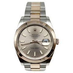 Rolex Datejust 41 126301 Sundust Dial 18K Rose Gold Steel Box Paper