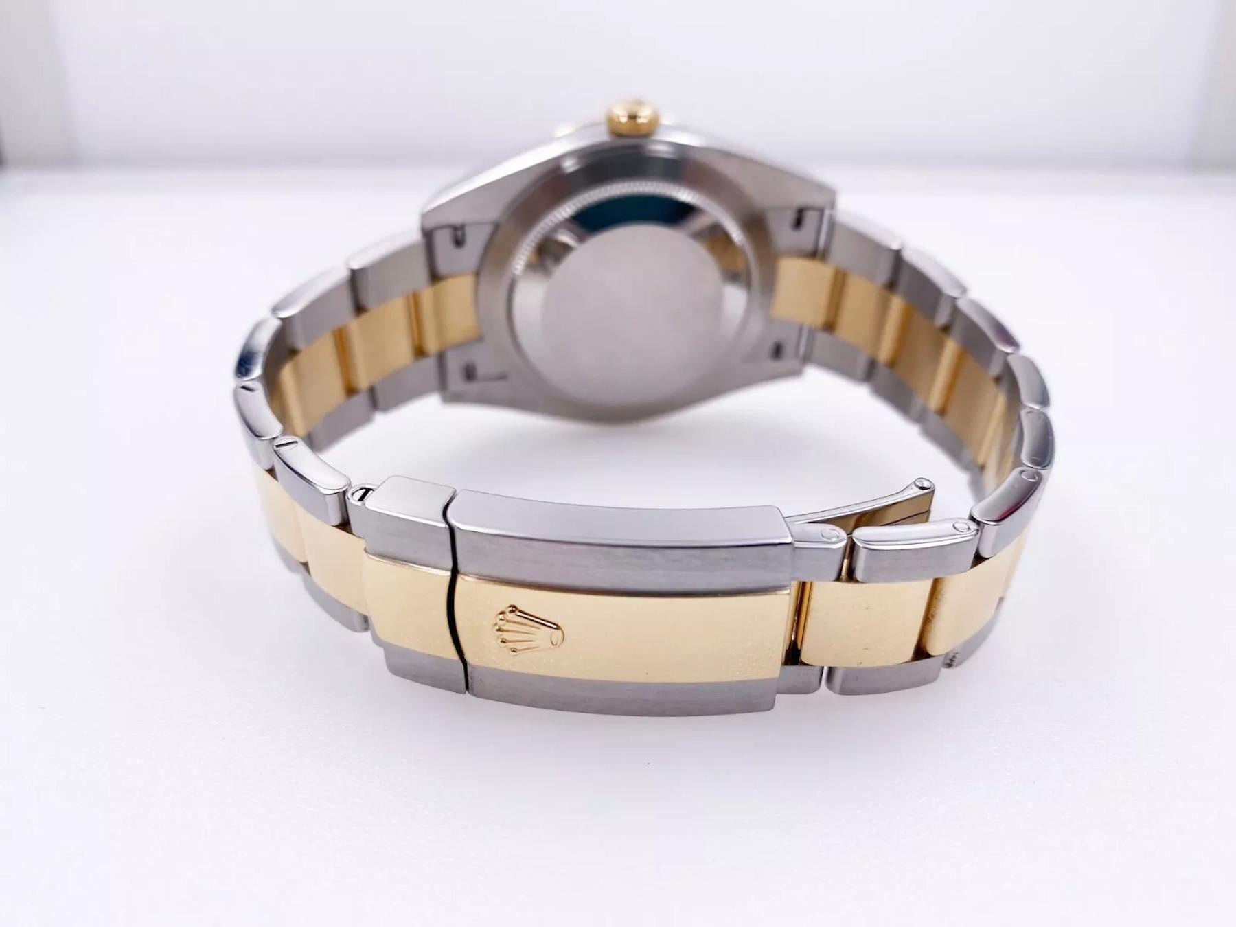 Rolex Datejust 41 126303 Quadrante argento Oro giallo 18 carati Acciaio inossidabile 2021 in vendita 1